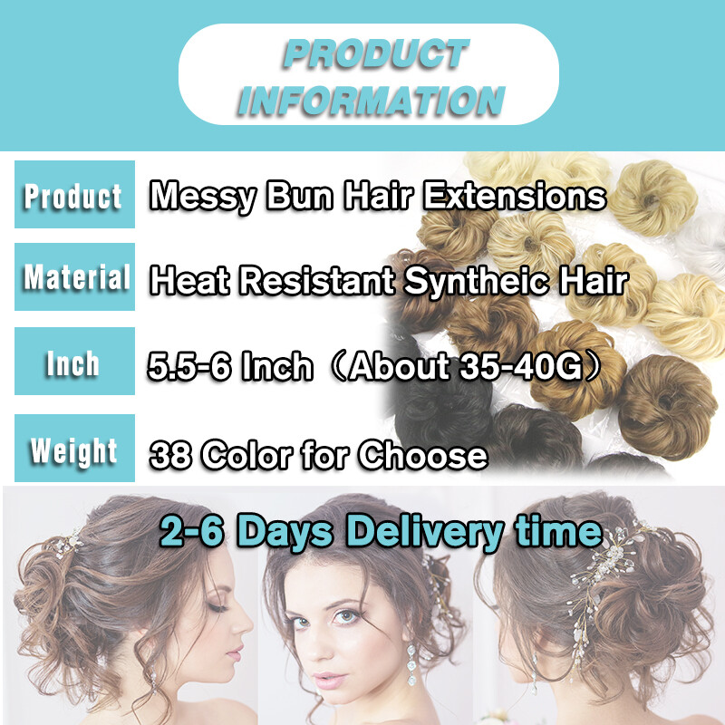 thick bun hair piece 5-6 inch